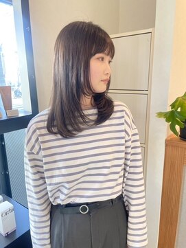 フレイムス ヘアアンドリラックス 吉川店(Frames hair&relax) ブリーチなしでアッシュグレージュ