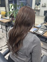 クラン 岡本(Chlan)&nbsp;ショコラブラウン　ゆる巻きロング