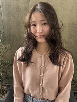 バイ ユア オウン フラワーズ コロン カバ 松本駅前(buy your own flowers : kava)&nbsp;トレンド韓国風◎ブリーチなしオリーブベージュ×くびれヘア