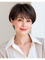 ハピネスフィール 宇治店(Happiness FEEL)&nbsp;若見え抜群！トップふんわりショート