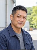 メンズサロン★岡山30代40代50代★刈り上げショート★グレイヘア