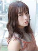 【若井】シースルーバング波巻きロブ