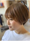 【前髪が色っぽ】秋ショート