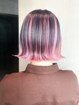 ピンクインナー_ボブルフクールショートピンクベージュ_ba312081