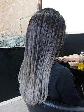 ミアロ 泉中央店(miaro) エアータッチ×シルバー