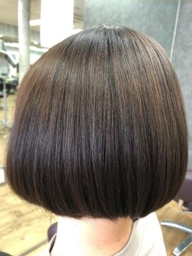 ラピッシュ Lapish桜田店 〈ラピッシュ桜田店〉ボブルフショート骨格ワンカール黒髪