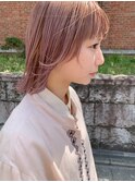 pink beige bob。