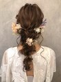 ヘアメイクアンドセットサロン リッコ(Hair make&set salon Ricco) 大人気◎編みおろしスタイルふんわりしたタッチがポイント♪