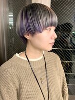 レコ 渋谷(LECO)&nbsp;シルバー×パープル　アンブレラカラー