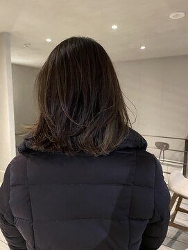 リバレッジ 広尾(Leverage) かきあげレイヤーボブ　東田真穂