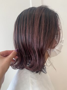 コワファースト  させぼ五番街店(COIFF1RST) バレイヤージュ×ピンク