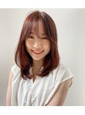 【mee.】ユウ ロング レイヤー ミディアム 前髪 ボブ