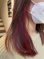 プラン(plan)&nbsp;ピンクレッド　イヤリングカラー