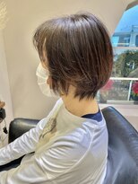 シェル 国分寺(shell)&nbsp;グレージュカラー/ボブウルフ/黒髪/ココアベージュ