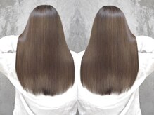 ツヤ感、手触りが抜群ダメージを抑えた施術で扱いやすい髪に髪質改善 / 弱酸性ストレート / 