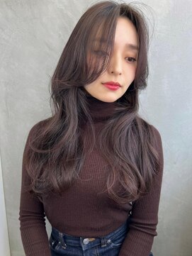 ソヨン 守口ジャガータウン店(SOYON) かきあげバング×韓国風くびれヘア