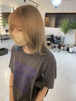 プルメリアドット(Plumeria.)&nbsp;BLUE beige