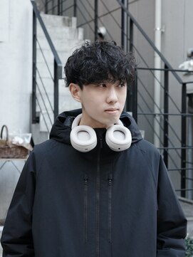 ルーカス(LUCAS) 波巻きパーマ×マッシュ