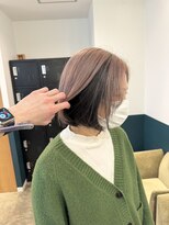 ヘアーブレイス(hair brace)&nbsp;ボブ＋アンブレラカラーstylist聖斗