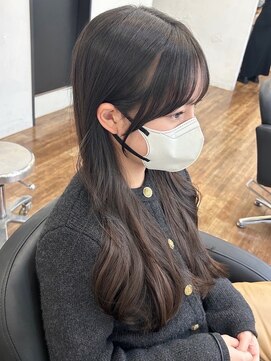 シエルバイアフロート(ciel by afloat) 〇顔まわりカット 韓国ヘア シースルーバング