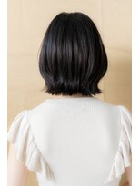カバーヘア ブリス 大宮西口(COVER HAIR bliss)&nbsp;大人かわいい黒髪切りっぱなしくびれボブウルフ308X大宮30代40代