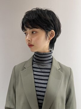 マイル 渋谷(mile) 【SATSUKI】レイヤーショート/ブルージュ