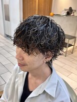 キャンバス バイ ネオリーブ 横浜西口(Canvas by neo.)&nbsp;メンズパーマ　ウルフカット　波巻きパーマ　横浜