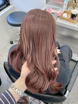 ゴウトゥデイシェアサロン 町田店(GO TODAY SHAiRE SALON) ブリーチ無しピンクカラー♪