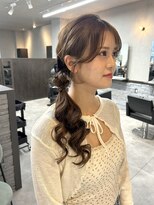 ジゼル 小倉(GiseL)&nbsp;ヘアアレンジ 編みおろし