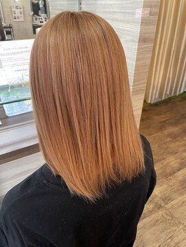 ヘアメイク アージュ 新宮店(HAIR MAKE age) オレンジベージュ