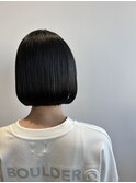 ぷつっと柔らかボブ