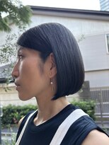 エヌヨンブンノイチ 茅ヶ崎(n1/4)&nbsp;30代40代50代ミニボブ大人ボブ丸みボブ前髪なし