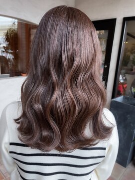 セットアップ 岡山北長瀬店(SET-UP) 髪質改善トリートメントブラウンカラー