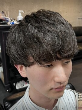 マッシュ×パーマ/メンズカット/メンズ / バーバー/理容室