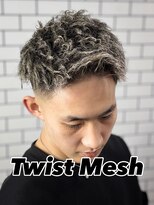 トップバイスリーナイン(TOP by THREE NINE)&nbsp;ツイスト×メッシュ