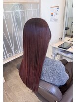 エルベ 茨大前店(elve) ブリーチなし×レッドブラウン