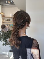 キッカ(kicca)&nbsp;【kicca】お呼ばれアレンジ/結婚式ヘア/編みおろし/ヘアセット