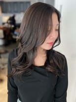 リアン 本厚木(LIAN) レイヤーカットハッシュカットミディアムレイヤー顔周りカット