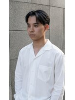 ネイヴィル(navile)&nbsp;センターパート×ニュアンスパーマ
