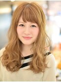 【K-two心斎橋】ラフウェーブ～眉上バングでも小顔に！～