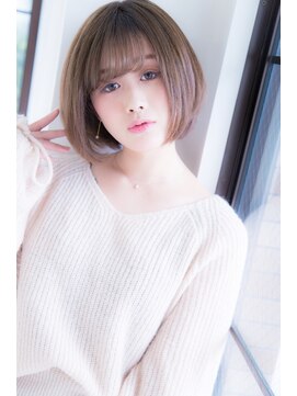 アンジュ ヘアー(Ange hair) アンジュヘアー　大人かわいいワンカールボブ
