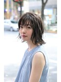  【coma中野】ウェット外はねボブシースルーバング