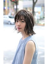 コマ(coma)&nbsp;【coma中野】ウェット外はねボブシースルーバング