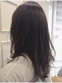 ブリーチなし♪♪赤み消しグレー系カラー