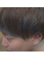 ヘアアイラッシュ リベット(hair eyelash RIVET)&nbsp;ブルーメッシュ×マッシュショート