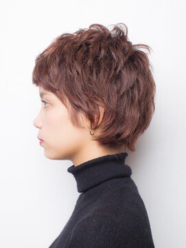 サルビア(Salvia) 〈サルビア山形〉パーマ 前髪カット ミニマムマッシュボブパーマ