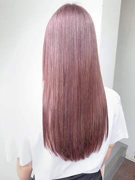 サロンドミルク 溝の口店(salon de MiLK) ＊淡いピンクのようなパープルのような可愛いミルクティーカラー