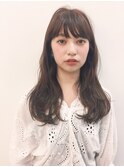 ゆったりニュアンスのエアウェーブパーマ担当KAYOピンクベージュ