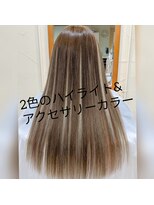 ニーナ ビューティーサロン(NINA Beauty Salon) ノンダメージハイライト！#プルエクステ#ハイライト#札幌美容室