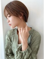 ノンダメージサロン ステラバイボヌール(Stella by Bonheur)&nbsp;stylist大山）モテショート◎アッシュベージュ